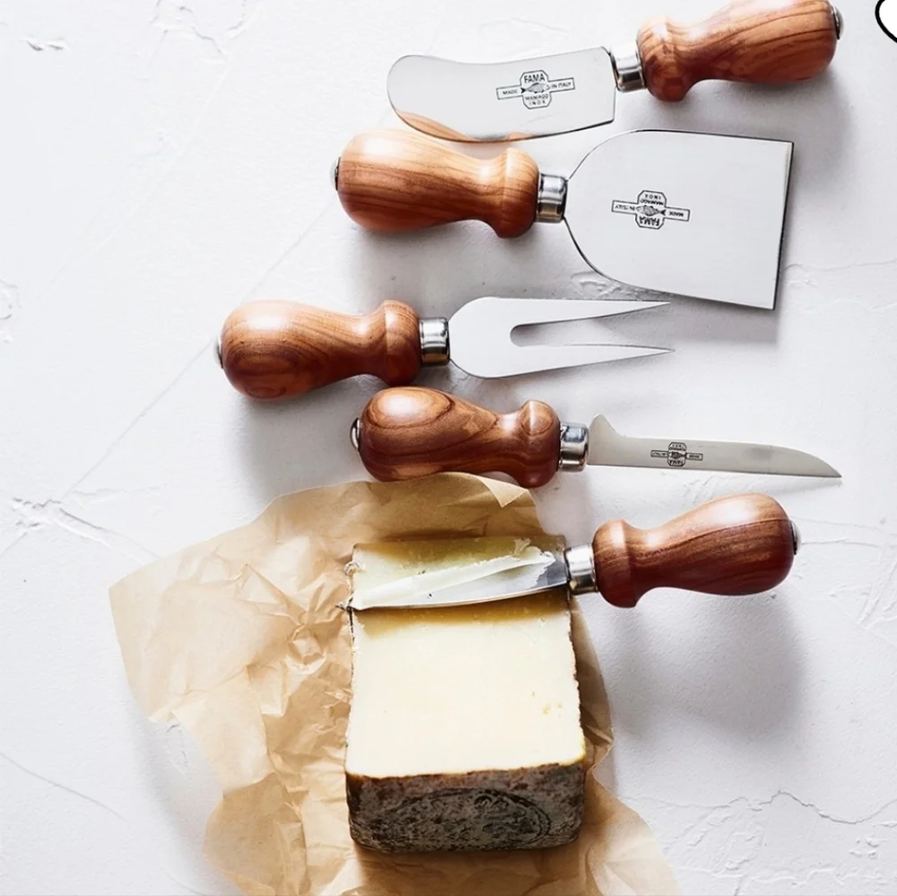 Williams Sonoma Olivewood 5-piece Cheese Knife Set Entertaining‎ Made In Italy
